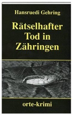 Cover Rätselhafter Tod in Zähringen