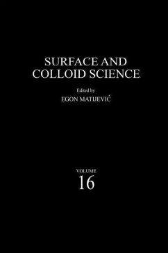 Surface and Colloid Science - Matijevic, Egon (Hrsg.)