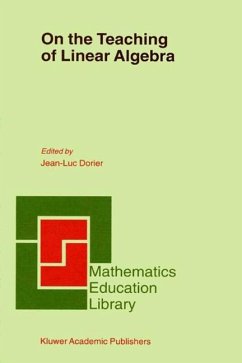 On the Teaching of Linear Algebra - Dorier