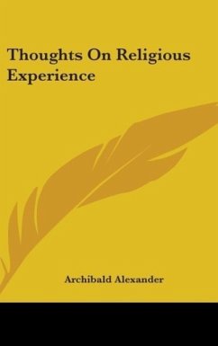 Cover Thoughts On Religious Experience