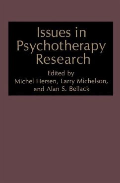 Issues in Psychotherapy Research - Hersen, Michel / Bellack, Alan S. (eds.)