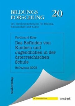 Das Befinden von Kindern und Jugendlichen in der österreichischen - Eder, Ferdinand