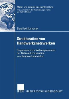 Strukturation von Handwerksnetzwerken - Suchanek, Siegfried