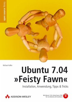 Cover Ubuntu 7.04 'Feisty Fawn', m. DVD-ROM