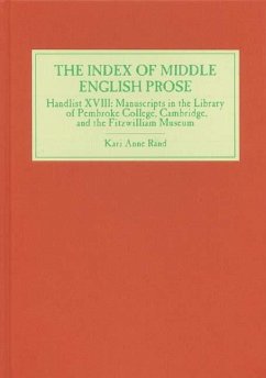The Index of Middle English Prose - Rand, Kari Anne