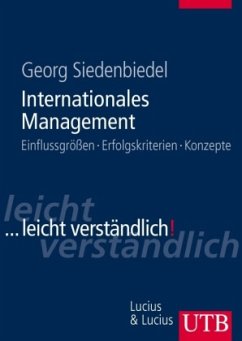Internationales Management - Siedenbiedel, Georg