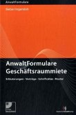 AnwaltFormulare Geschäftsraummiete, m. CD-ROM