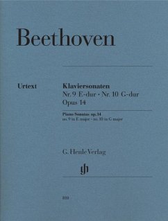 Beethoven, Ludwig van - Klaviersonaten Nr. 9 und Nr. 10 E-dur und G-dur op. 14 Nr. 1 und Nr. 2 - Ludwig van Beethoven - Klaviersonaten Nr. 9 und Nr. 10 E-dur und G-dur op. 14 Nr. 1 und Nr. 2