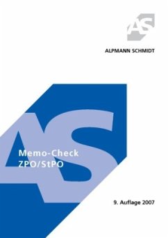 Cover Memo-Check ZPO/StPO
