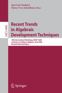 Recent Trends in Algebraic Development Techniques - Fiadeiro, José Luiz / Schobbens, Pierre-Yves (eds.)