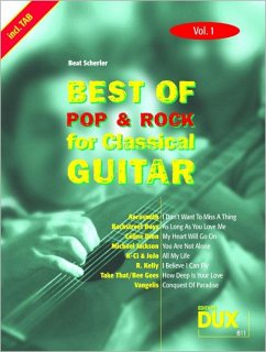 Best of Pop & Rock for Classical Guitar Vol. 1 - Scherler, Beat