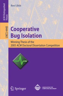 Cooperative Bug Isolation - Liblit, Ben