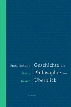 Geschichte der Philosophie im Überblick 3 - Schupp, Franz