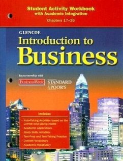 Introduction to Business, Chapters 17-35, Student Activity Workbook - Mcgraw-Hill