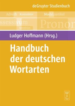 Handbuch der deutschen Wortarten - Hoffmann, Ludger (Hrsg.)