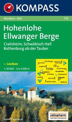 Cover HOHENLOHE, ELLWANGER BERGE. Crailsheim, Schwäbisch Hall, Rothenburg ob der Tauber : Wandern, Rad