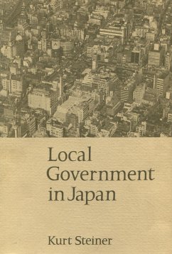 Local Government in Japan - Steiner, Kurt