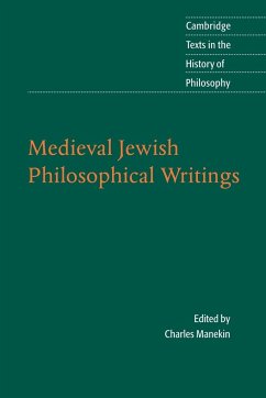 Medieval Jewish Philosophical Writings - Manekin, Charles (ed.)