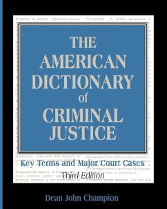 Cover The American Dictionary of Criminal Justice