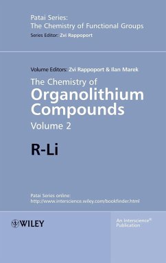 The Chemistry of Organolithium Compounds, Volume 2 - Rappoport, Zvi (Hrsg.)