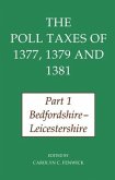 The Poll Taxes of 1377, 1379 and 1381
