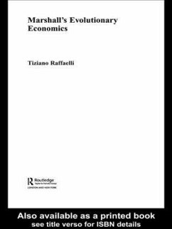 Marshall's Evolutionary Economics - Raffaelli, Tiziano
