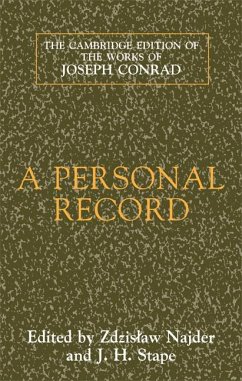 A Personal Record - Conrad, Joseph