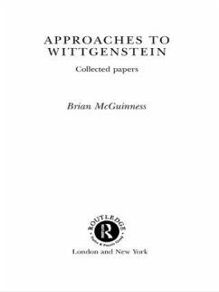 Approaches to Wittgenstein - Mcguinness, Brian