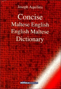 Concise Maltese-English-Maltese Dictionary - Aquilina, Joseph