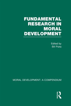 Fundamental Research in Moral Development - Puka, Bill (ed.)