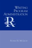 Writing Program Administration