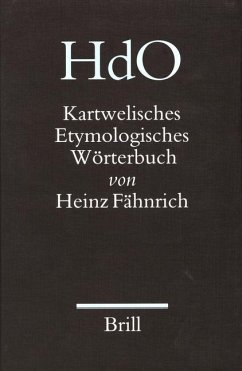 Kartwelisches Etymologisches Wörterbuch - Fähnrich, Heinz