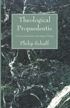 Theological Propaedeutic