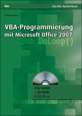 VBA-Programmierung mit Microsoft Office 2007, m. CD-ROM