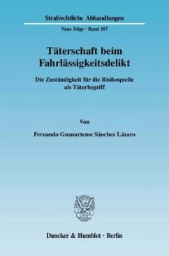 Cover Täterschaft beim Fahrlässigkeitsdelikt.