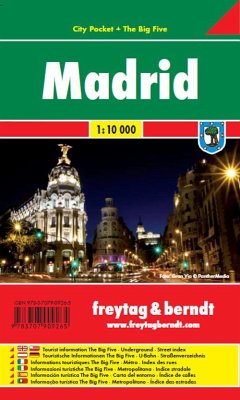 Freytag & Berndt Stadtplan Madrid. Madryt