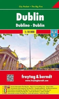 Freytag & Berndt Stadtplan Dublin. Dublino