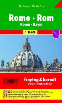 Freytag & Berndt Stadtplan Rom / Rome / Roma / Rim / Rzym