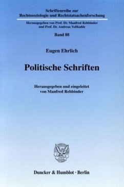 Politische Schriften. - Ehrlich, Eugen