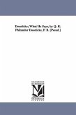 Doesticks; What He Says, by Q. K. Philander Doesticks, P. B. [Pseud.]