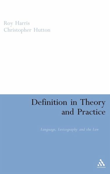 Definition in Theory and Practice Definition in Theory and Practice