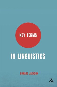 Key Terms in Linguistics - Jackson, Howard