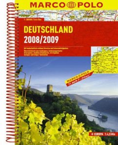 Cover Marco Polo Reiseatlas Deutschland 2008/2009