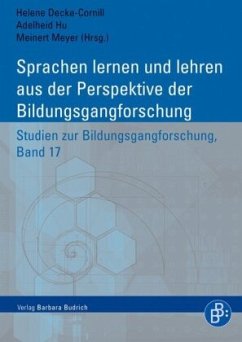 Sprachen lernen und lehren - Decke-Cornill, Helene / Hu, Adelheid / Meyer, Meinert (Hrsg.)