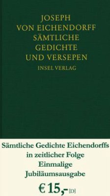 Sämtliche Gedichte und Versepen - Eichendorff, Joseph von