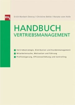 Handbuch Vertriebsmanagement - Detroy, Erich-Norbert;Behle, Christine;Vom Hofe, Renate