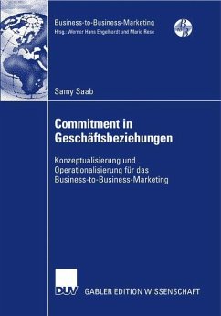 Commitment in Geschäftsbeziehungen - Saab, Samy