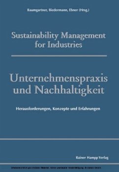 Cover Unternehmenspraxis und Nachhaltigkeit