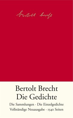 Die Gedichte - Brecht, Bertolt