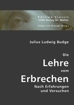 Die Lehre vom Erbrechen - Budge, Julius L.